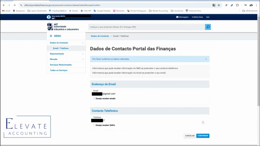 how to authenticate your email and phone number - Step 6
