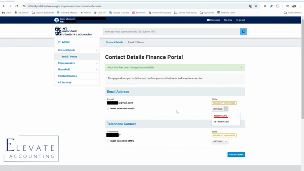 how to authenticate your email and phone number - Step 7
